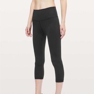 Lululemon Wunder under crops 21”